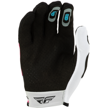 Youth Lite  Vibe Gloves White/Pink/Blue Yl