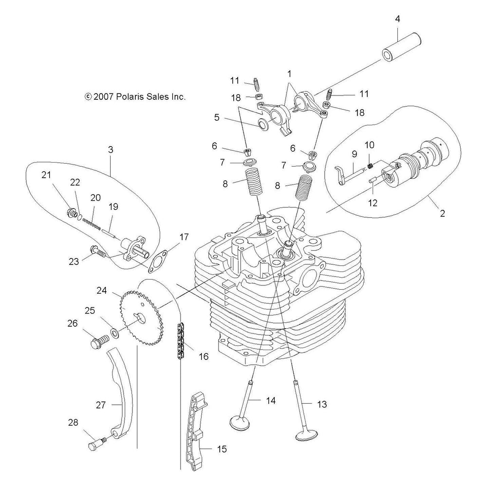 
                      
                        Polaris ATV Camshaft Assembly, Genuine OEM Part 3087247, Qty 1
                      
                    
