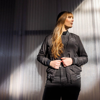 Indian Motorcycle Women's Casual Bomber, Black - XL - 286281609