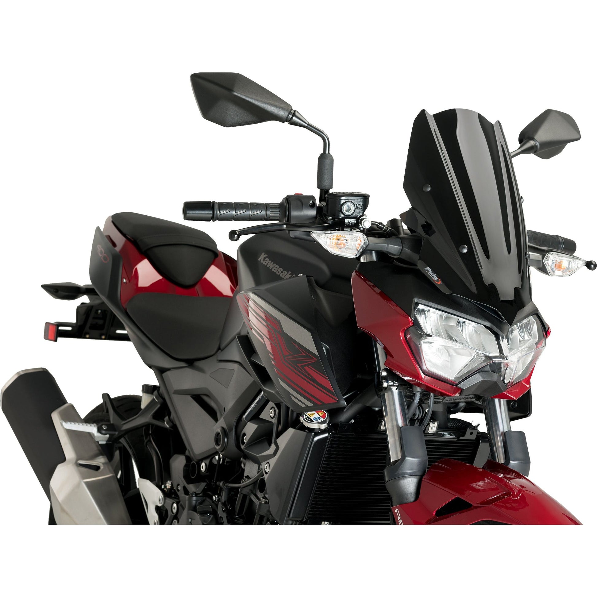 Windscreen Naked New Gen Sport Black Kaw