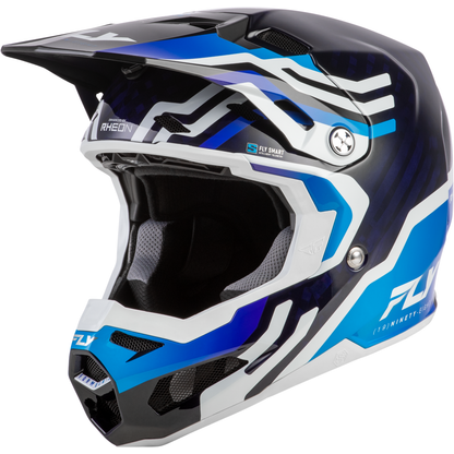 Formula S Carbon Byte Helmet Blue Carbon/Blue/White 2x