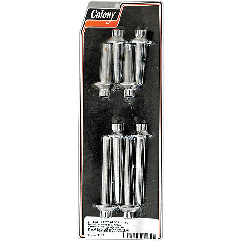 Headbolt Kit Chrome Bt 92 16 And Xl 93 Up