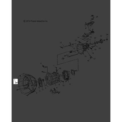 Polaris Slingshot BOLT, W/WASHER, Genuine OEM Part 3235663, Qty 1
