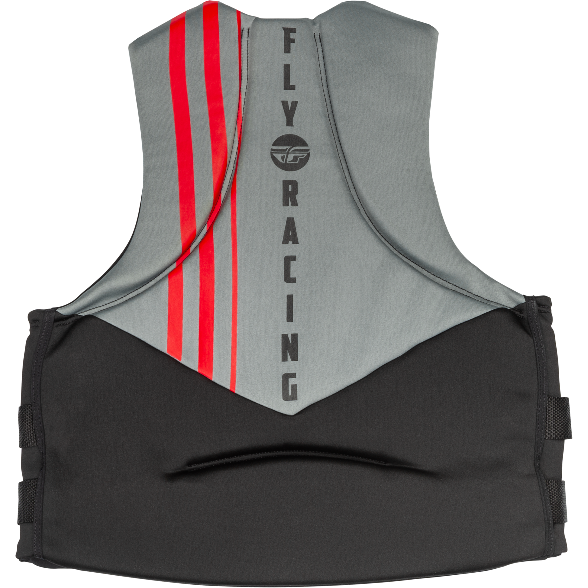Neoprene Flotation Vest Black/Grey/Red Lg