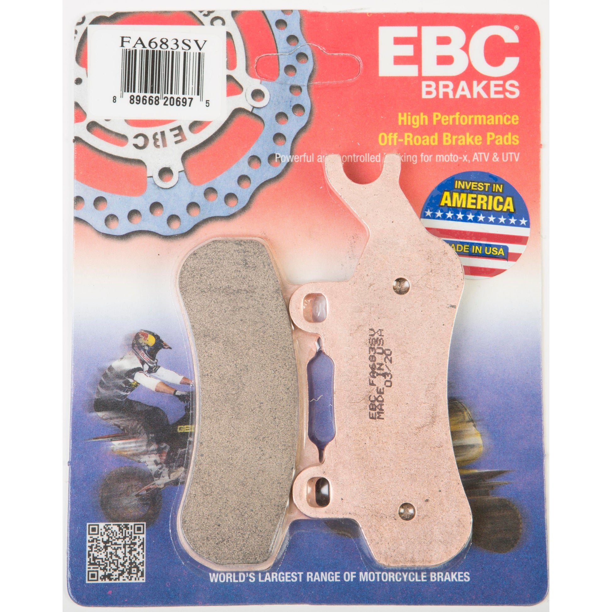Brake Pads Fa683sv Severe Duty Sv Series