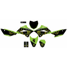 Cmplt Kit Monster Energy Slash Black Bg