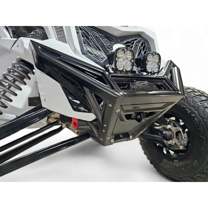 Elektric Offroad 2017+ Can Am X3 Maverick Billet Front Winch Bumper Anodized Black