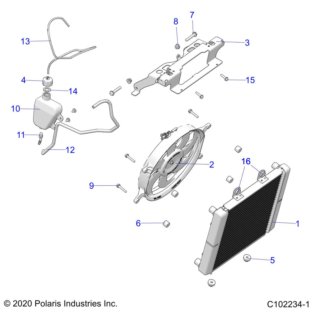 
                      
                        Polaris ATV ASM-RADIATOR,324X300,VGT [FROM 4/2/2020], Genuine OEM Part 1241477, Qty 1
                      
                    