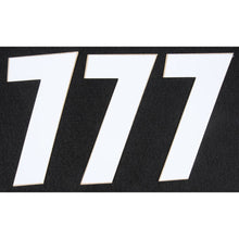 Number 7 White 4" 3/Pk