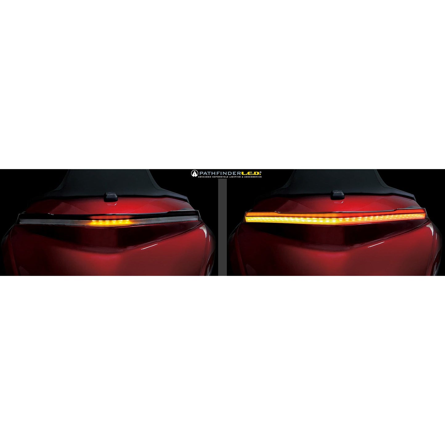 Rear Spoiler With Led Lights Dynamic Sequential Black Hon
