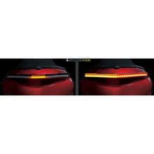 Rear Spoiler With Led Lights Dynamic Sequential Black Hon