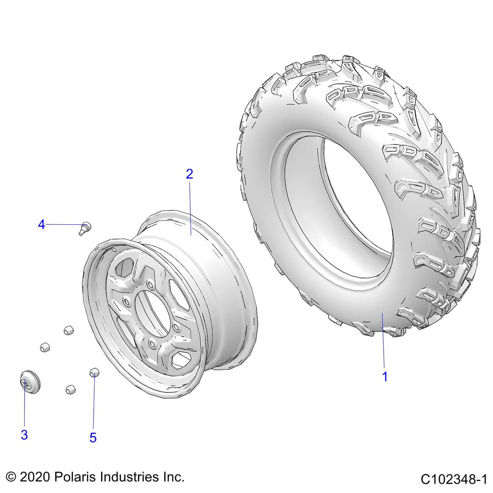 
                      
                        Polaris CU05S Tire, 26x8-14, Part 5415600
                      
                    
