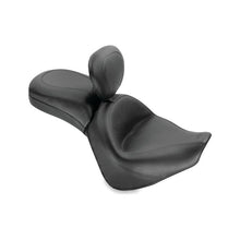 Mustang 06-21 Kawasaki Vulcan 900 Classic, Custom Touring 1PC Seat w/Driver Backrest - Black