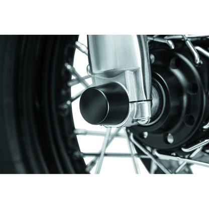 Kuryakyn Front Axle Nut Caps Satin Black