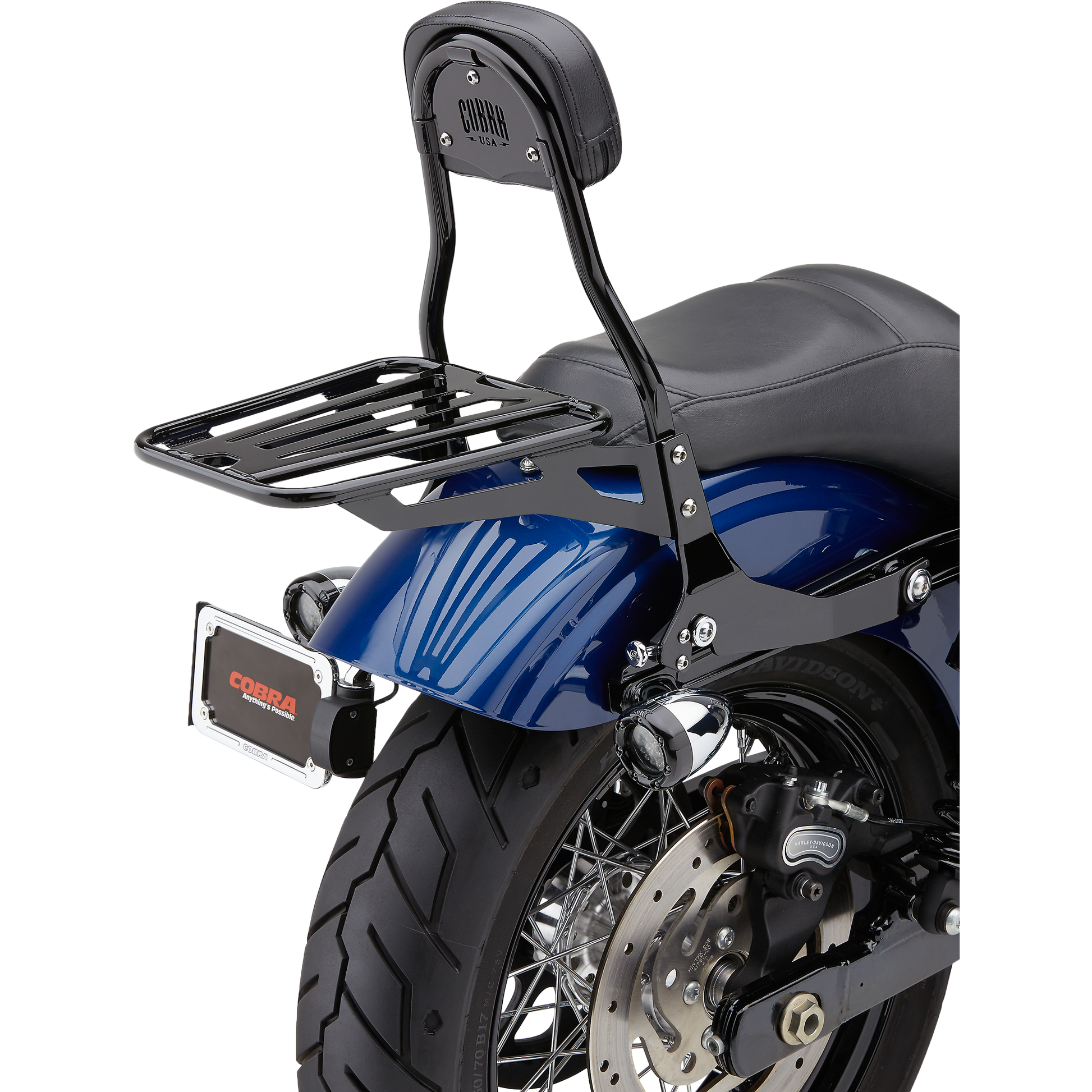 Detachable Backrest Round Black Dyna 06 17