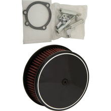 Round Air Cleaner Hp Classic Smooth Black 5 7/8"