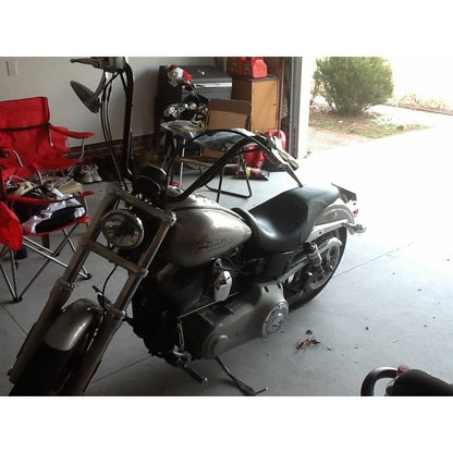 Narrow 14" Apehangers 1" Black