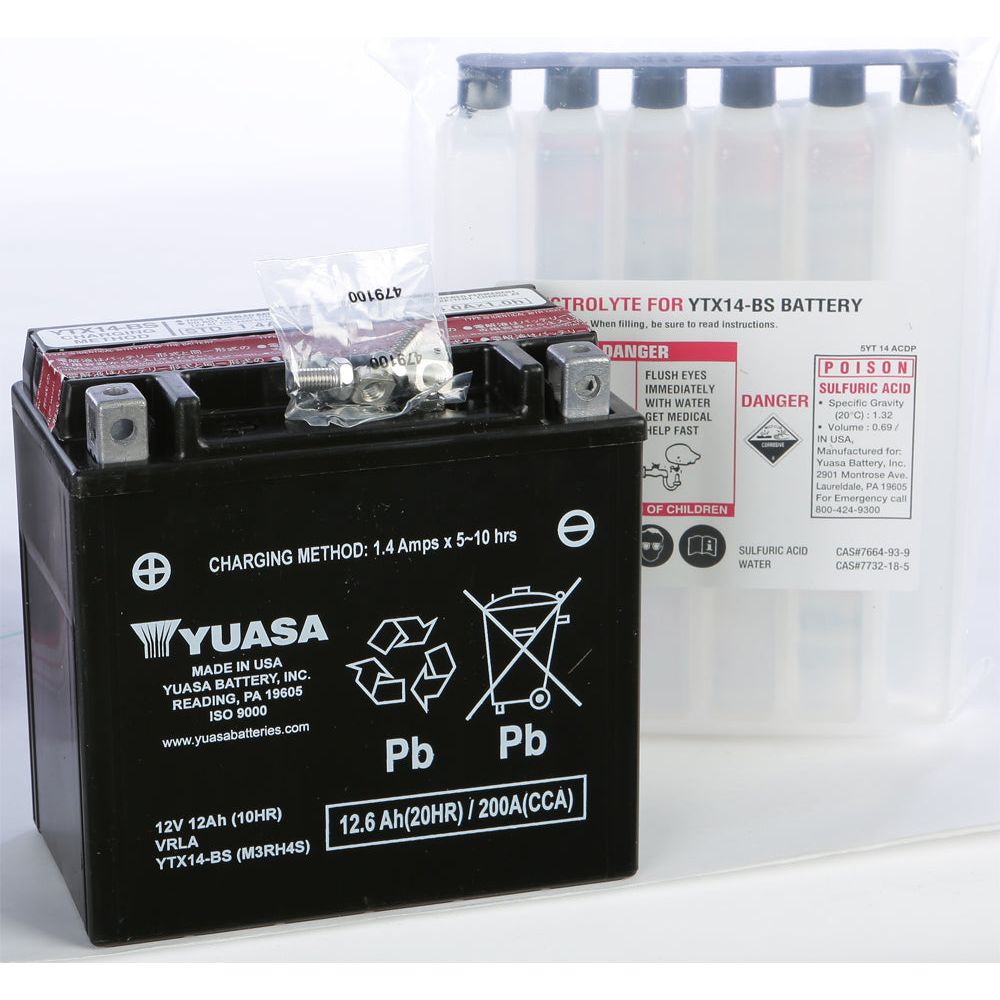 Battery Ytx14 Bs Maintenance Free