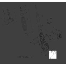 Polaris ATV Internal Retaining Ring, Genuine OEM Part 7710507, Qty 1
