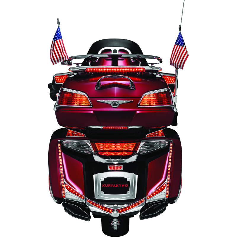 Kuryakyn L.E.D. Lighted Trunk Lid Handle 01-17 GL1800 Chrome