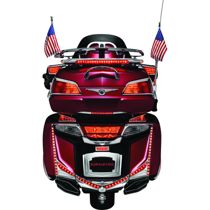 Kuryakyn L.E.D. Lighted Trunk Lid Handle 01-17 GL1800 Chrome