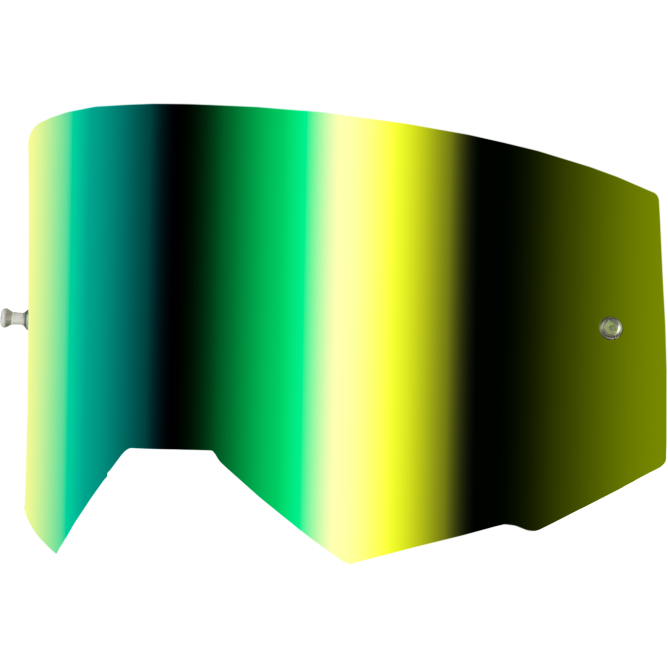 Single Lens W/ Post Adult W/ Iridescent Grn Mirror Lens