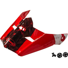 Visor W/Screws Dominant Mx 46 Red/Black/White Md 2x