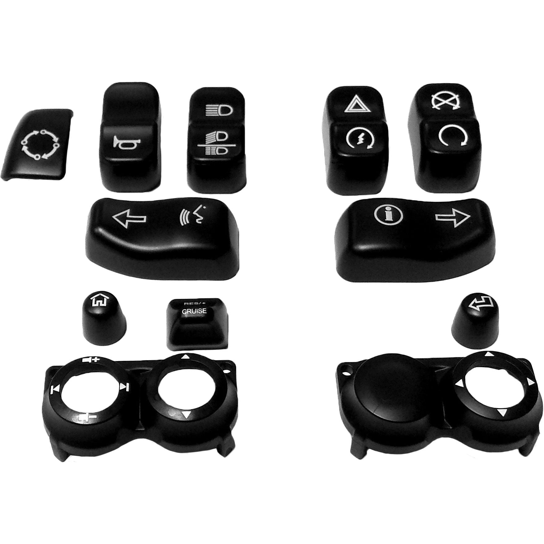 Switch Cap Kit Black `16 Up Flht/Fltr Exc Se Models