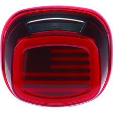 Kuryakyn Freedom Taillight Red Lens With License Light