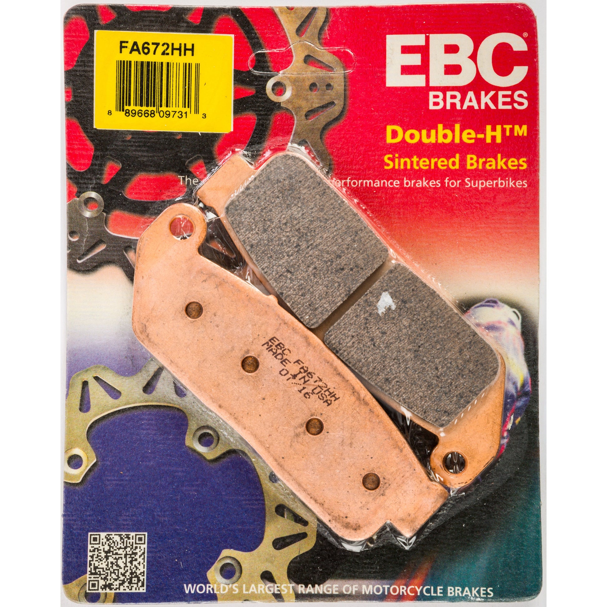 Brake Pads Fa672hh Double H Sintered