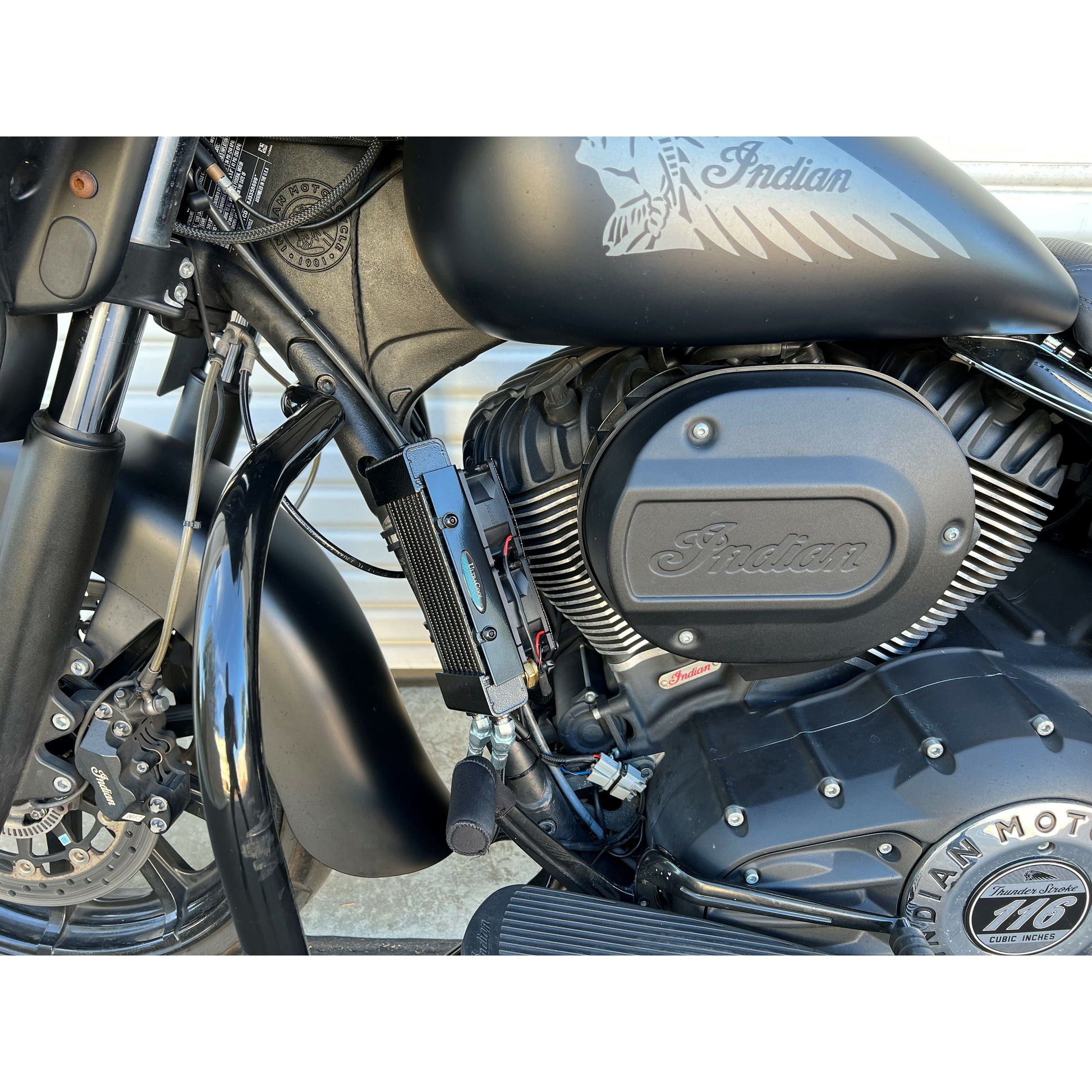 Indian Oil Cooler Side Mount Naked