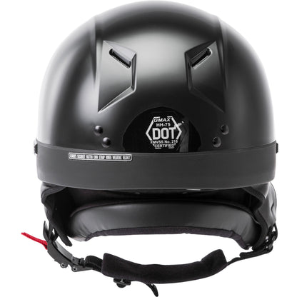 Hh 75 Half Helmet Black Xs