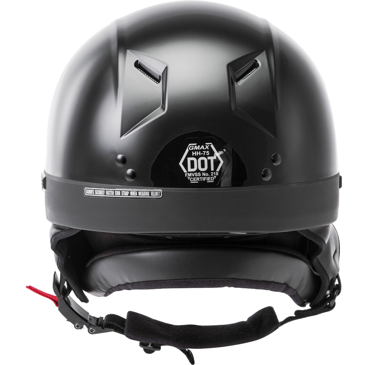 Hh 75 Half Helmet Black Md
