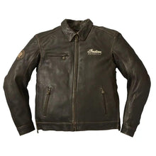 Indian Motorcycle Men's Leather Classic Riding Jacket with Removable Lining, Dark Brown - 2XL - 286082812