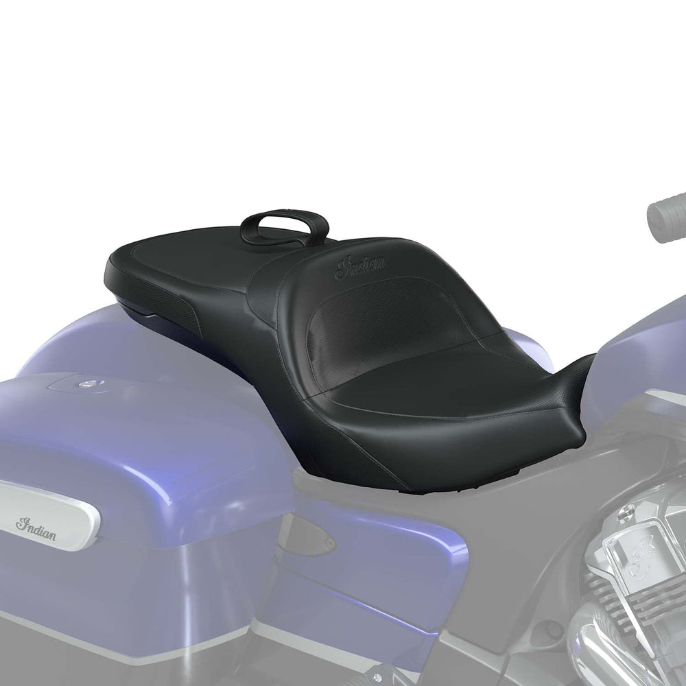 
                      
                        Indian Motorcycle Standard Reach Touring Seat, Black - 2889150-VBA
                      
                    