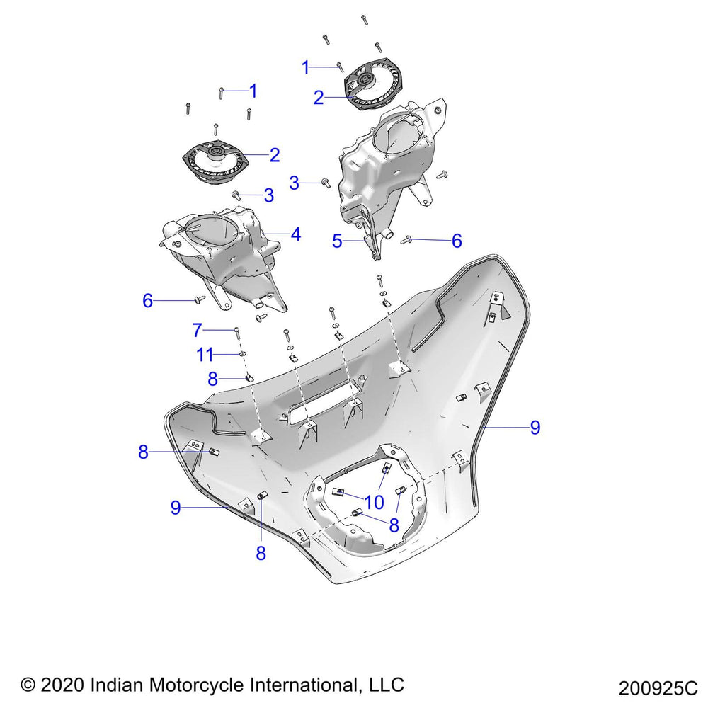 
                      
                        Indian Motorcycle Dash Edge Trim, Genuine OEM Part 5522231, Qty 1
                      
                    