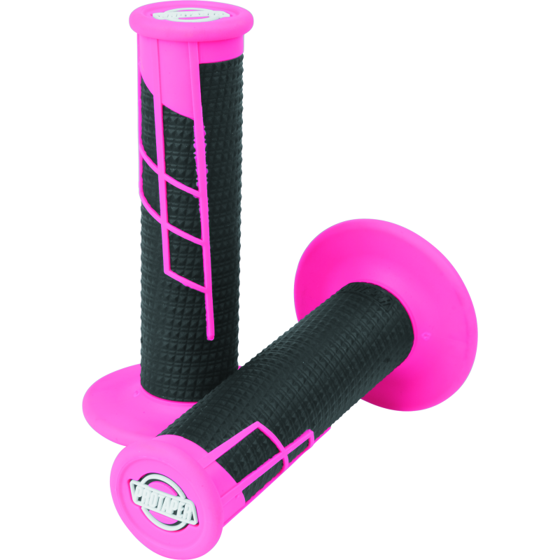 ProTaper Clamp-On 1/2 Waffle Grip - Neon Pink/Black