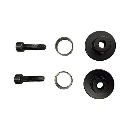 Indian Motorcycle Steel Top Mounted Spool Kit for Windshields, Black - 2881476