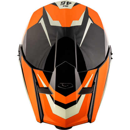 Mx 46y Cyclus Helmet Black/Orange Ym