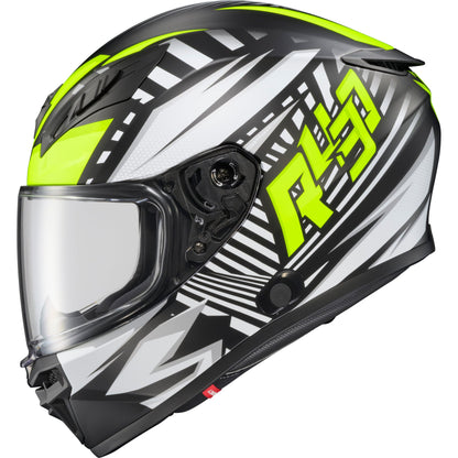 Exo R430 Full Face Helmet Head Trip Hi Viz Md