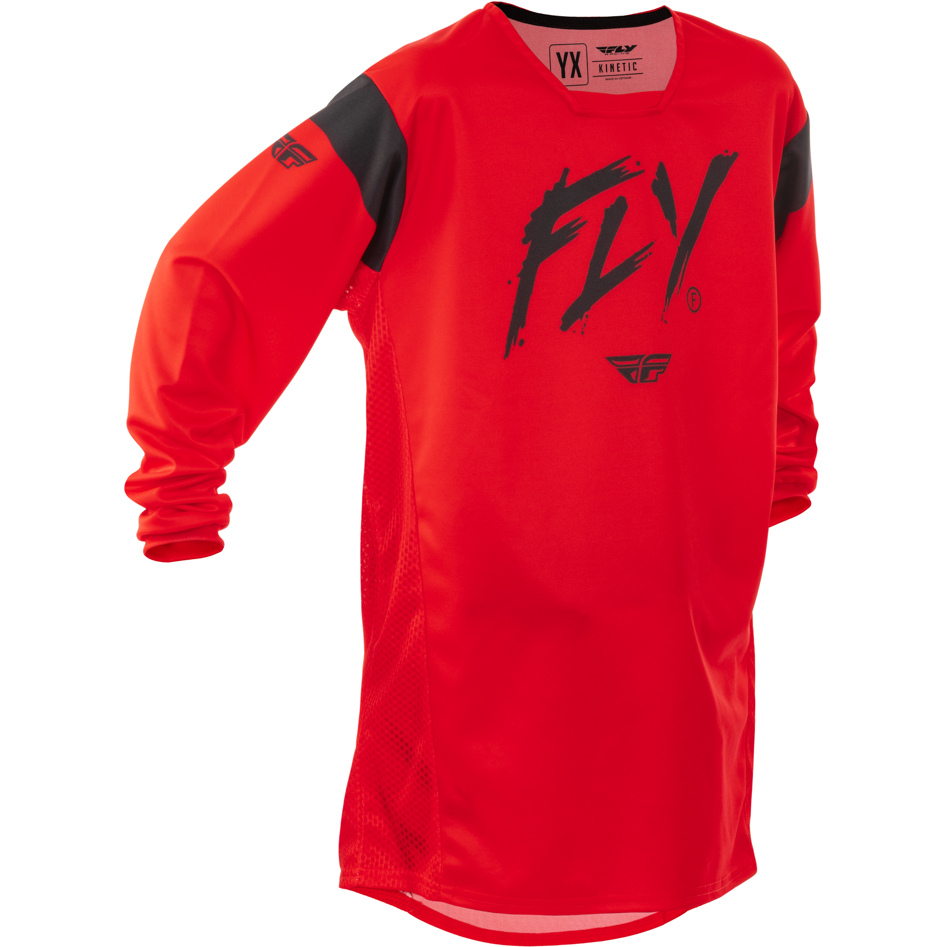 Youth Kinetic Stoke Jersey Red/Black Yl