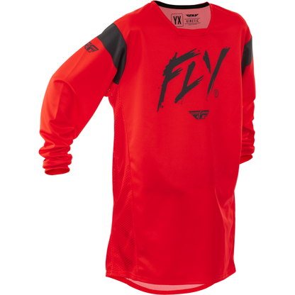 Youth Kinetic Stoke Jersey Red/Black Yl
