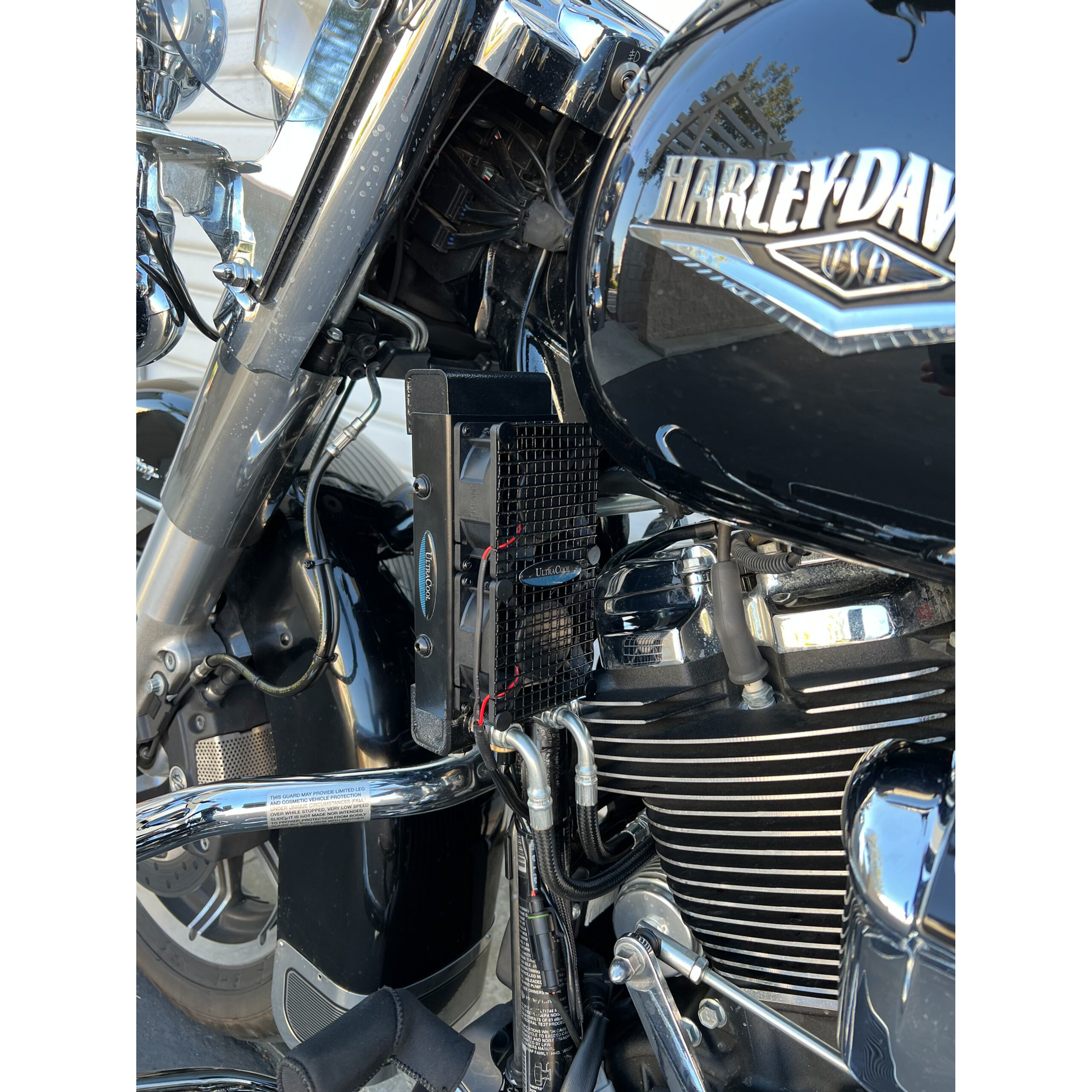 Oil Cooler M8 Touring `17 23 (Chopped Guard)