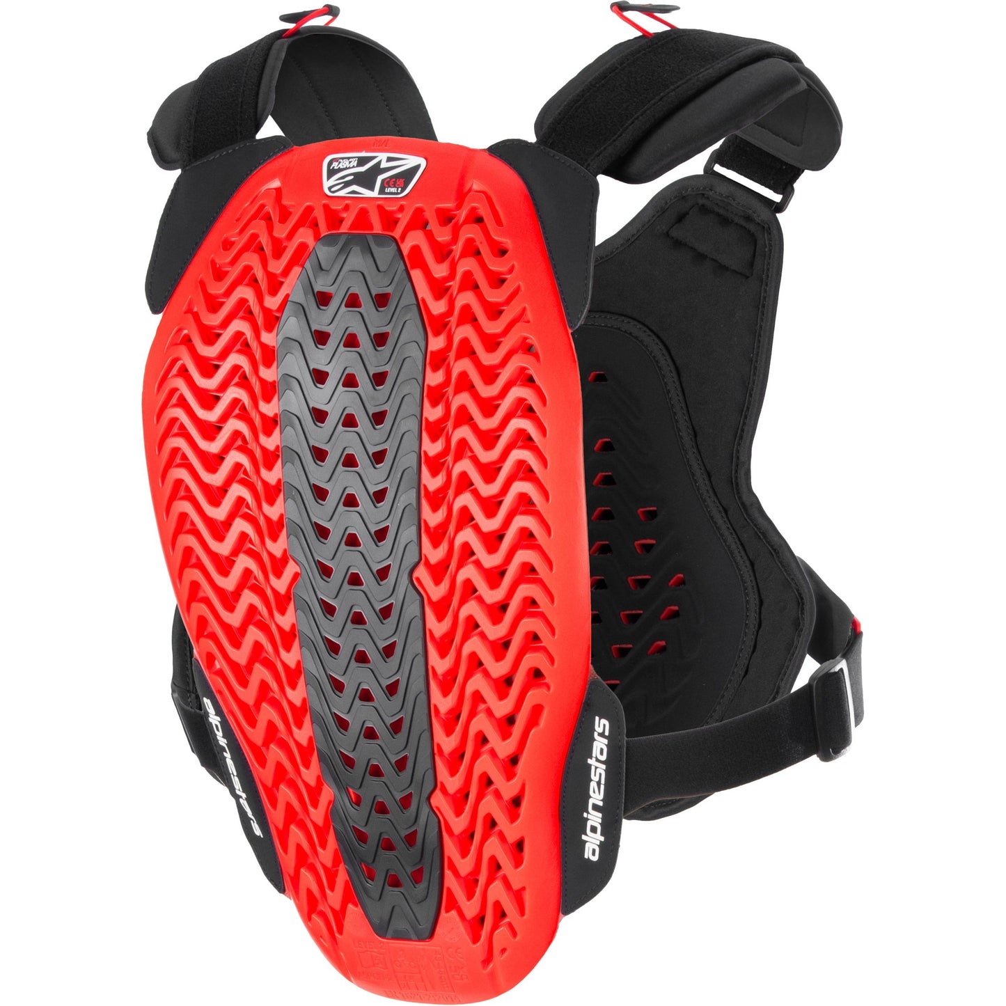 A 5 Plasma Chest Protector Black/Red/White Xl/2x