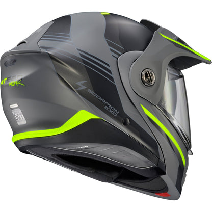 Exo At960 Modular Helmet Monk Grey/Hi Viz Sm