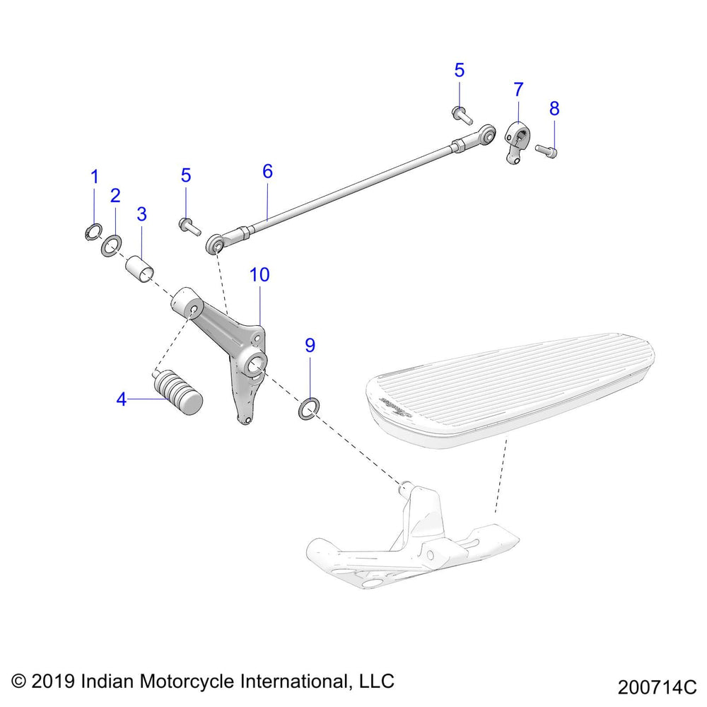 
                      
                        Indian Motorcycle Shift Pedal Bearing, Genuine OEM Part 3514335, Qty 1
                      
                    