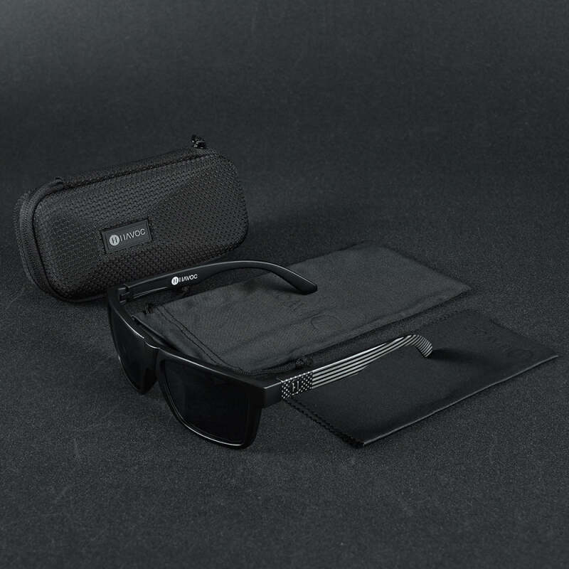 Havoc Racing Atlas XL Polarized Sunglasses Black Flag