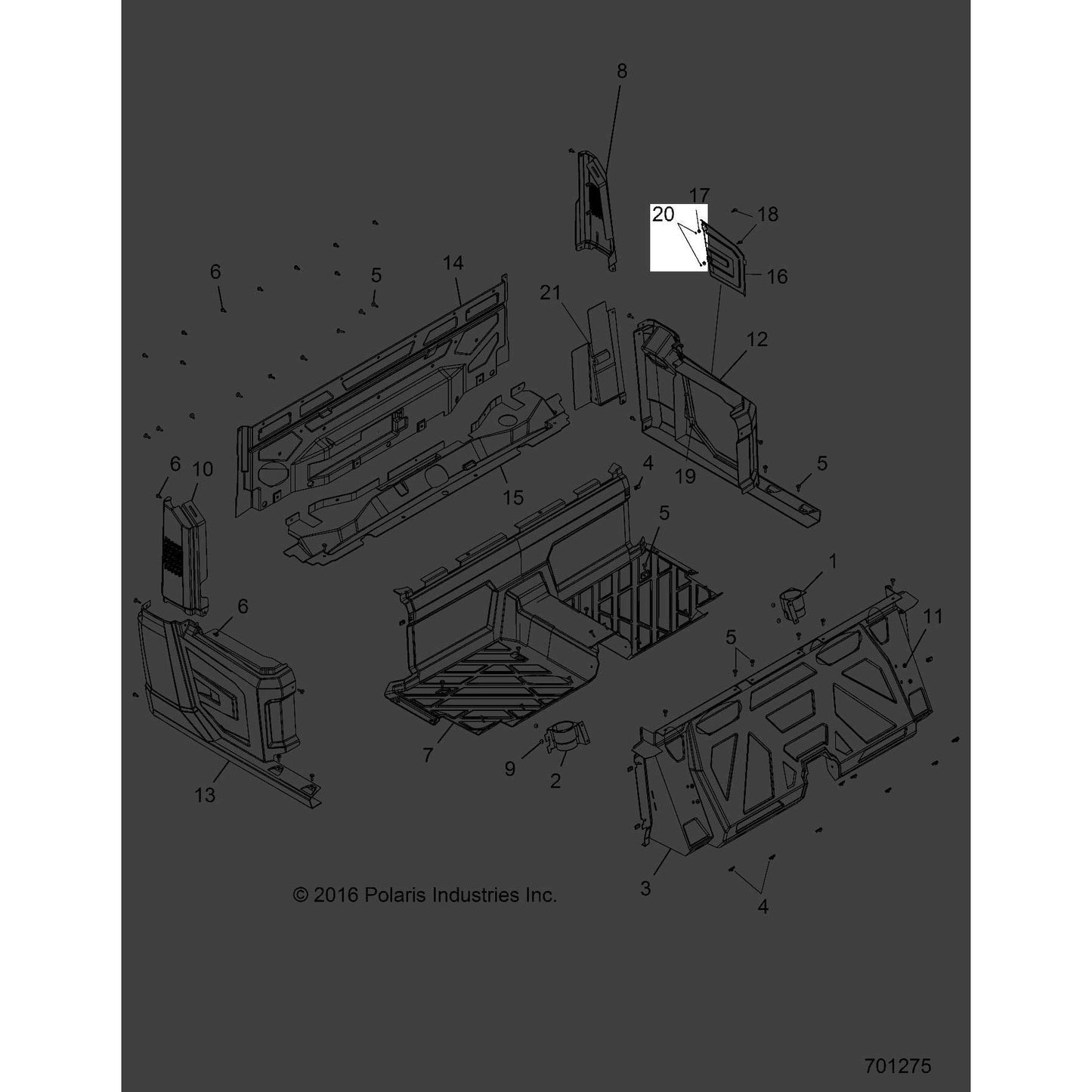 Polaris 1/4 Turn Retainer, 6 mm, Genuine OEM Part 7710739, Qty 1