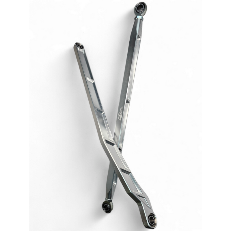 Elektric Offroad 2022+ Polaris Rzr Pro Rurbo R Billet High Clearance Radius Rods Anodized Clear