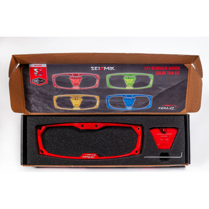 Bezel Halo Billet/Led/Cast Red